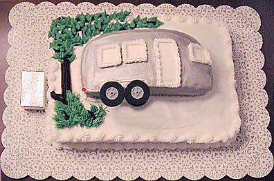 Airstream Trailer Cake Photo
