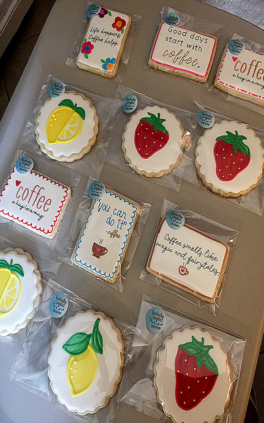 Dellicious custom Sugar cookies from Kentucky Sugar - baking the world sweet